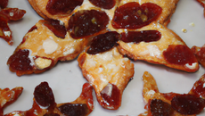 Étoiles de Noël aux fruits secs