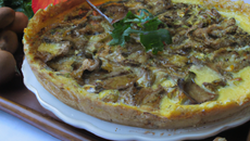 Tarte aux pleurotes