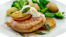 'Piccatine' Tranches de veau au citron et sauge