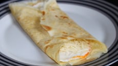 Crêpes salées au surimi