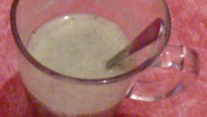 Velouté de courgettes à la crème