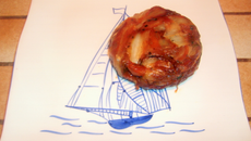 Tatin d'endives au miel et noix