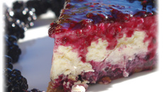 Cheesecake aux mûres