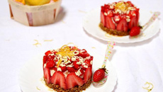 Petits fraisiers mousse au citron