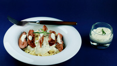 Aiguillettes de canard à la moutarde et à l'estragon