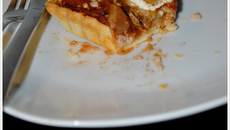 Tarte à l'aubergine chèvre et thon sur fond de tarte au fromage à tartiner