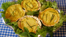 Œufs de cailles aux noix de Saint-Jacques