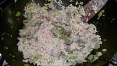 Coquillettes aux légumes du printemps