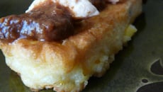 Poulet sauce mole sur sa galette de maïs