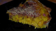 Tarte au Potiron / lardons