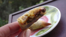 Brickettes poulet ananas curry