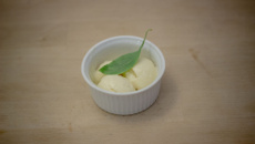 Chocolat blanc glacé