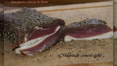 Magret de canard séché maison