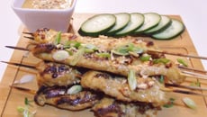 Brochette de poulet thaï et sa sauce satay
