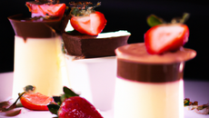 Mousse chocolat blanc et fraises