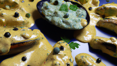 Rémoulade de céléri aux moules et curry