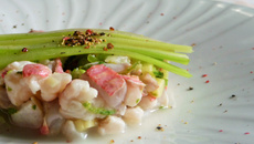 Tartare de rouget au poivre du kerala