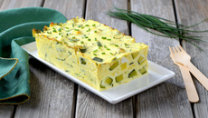 Flan de courgettes à la feta