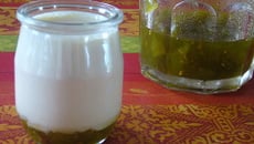 Yaourts à la confiture de Tomates vertes et Citron