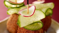 Brochettes panées de Rigotte de Condrieu