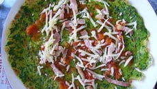 Crêpes aux épinards et ses garnitures