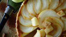 Tarte aux pommes et biscuits Graham