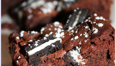 Brownie aux biscuits Oréo