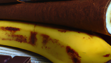 Cigare de banane chocolat
