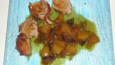 Filet mignon sauce caramel / agrumes