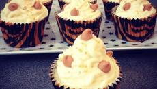 Cupcakes chocolat blanc-pépites Reese's