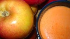 Jus de pommes et carottes