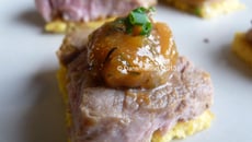 Bouchée d'Agneau Presto et courge butternut sauce abricot à l'anis vert