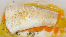 Dos de cabillaud au papillon