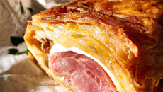 Feuilleté au jambon et fromage