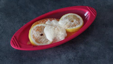 Papilotte de poulet au melon et noix de coco