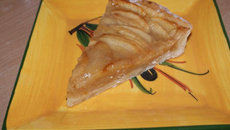 Tarte aux pommes vergeoise