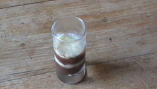 Marbré de mousse chocolat/ananas