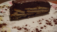 Terrine de chocolat au Petit Beurre