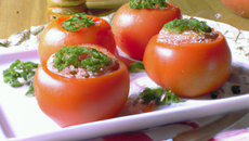 Tomates farcies à l'espagno-bretonne