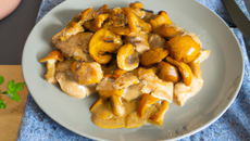 Poulet moutarde - champignons