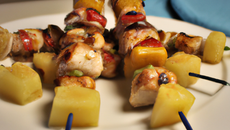 Brochettes de lotte à l'espagnole