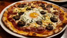 Pizza crémeuse à la ricotta