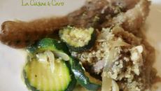 Poulet moutarde, gingembre, citron et quinoa courgettes