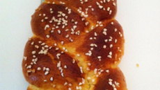 Brioche tressée au sucre
