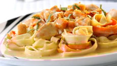 Pâtes au poulet et à la citrouille