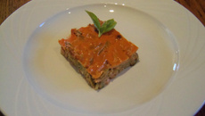 Gratin de courgettes indien