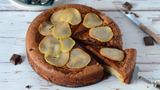 Fondant au chocolat et à la poire