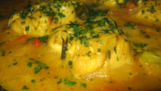 Curry de poisson façon wok