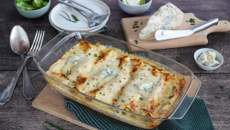 Cannelloni à la ricotta, Gorgonzola AOP et jambon