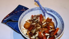 Wok de légumes sucrés salés